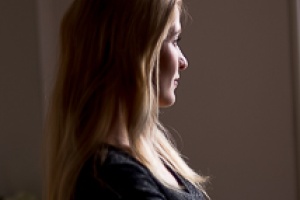 Photo shooting of a model