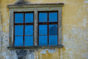 Moravsky Krumlov Castle garden and trees