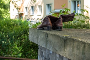 A pair of old leather boots