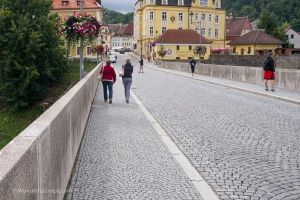 Loket castle and cloudy sky