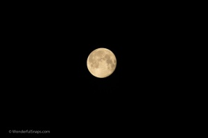 Full moon - hand held