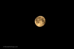 Full moon - hand held