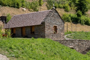 Pernstej castle, view from the garden